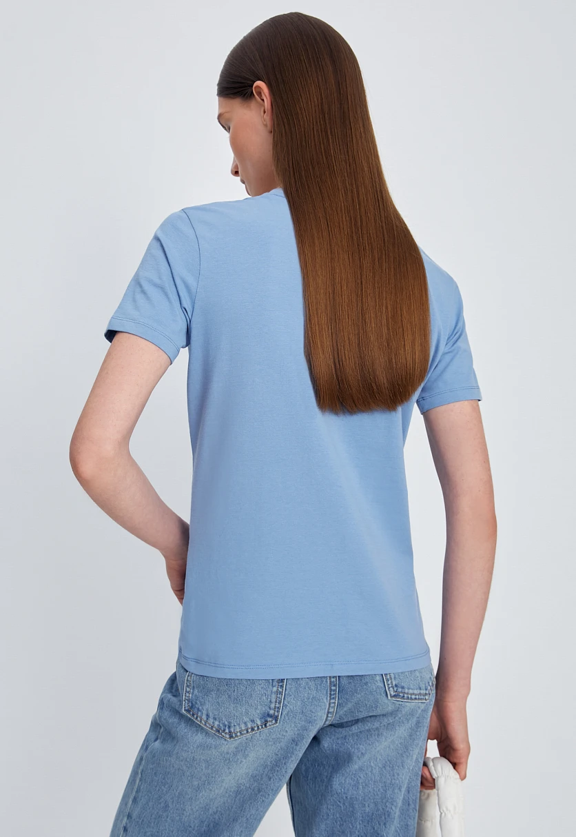 Футболка женская casual стиля, Модель FSC110178-2P, Фото №5