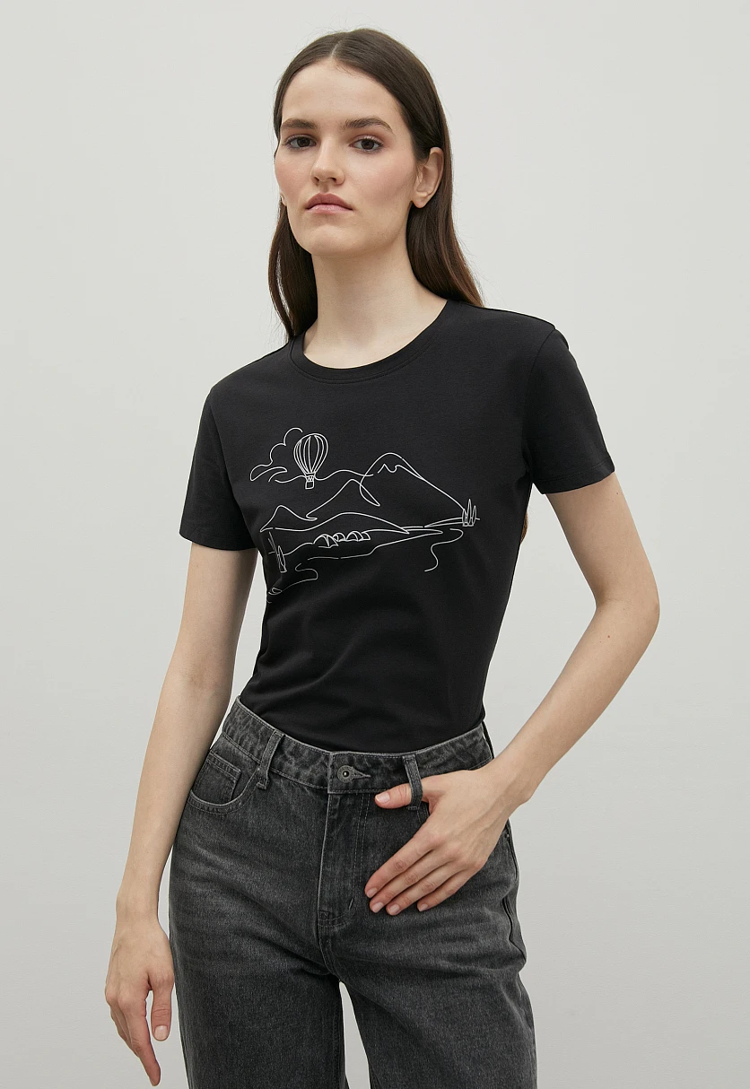 Футболка женская casual стиля, Модель FSC110178-4P, Фото №1