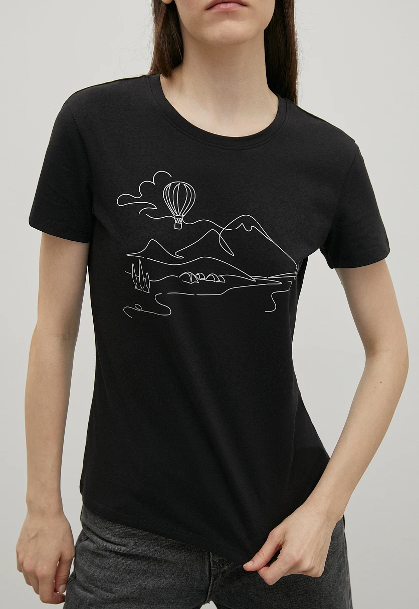 Футболка женская casual стиля, Модель FSC110178-4P, Фото №3