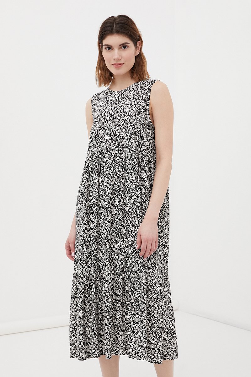 Платье женское из вискозы, Модель FSC110137, Фото №1