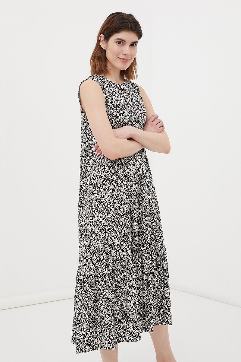Платье женское из вискозы, Модель FSC110137, Фото №3
