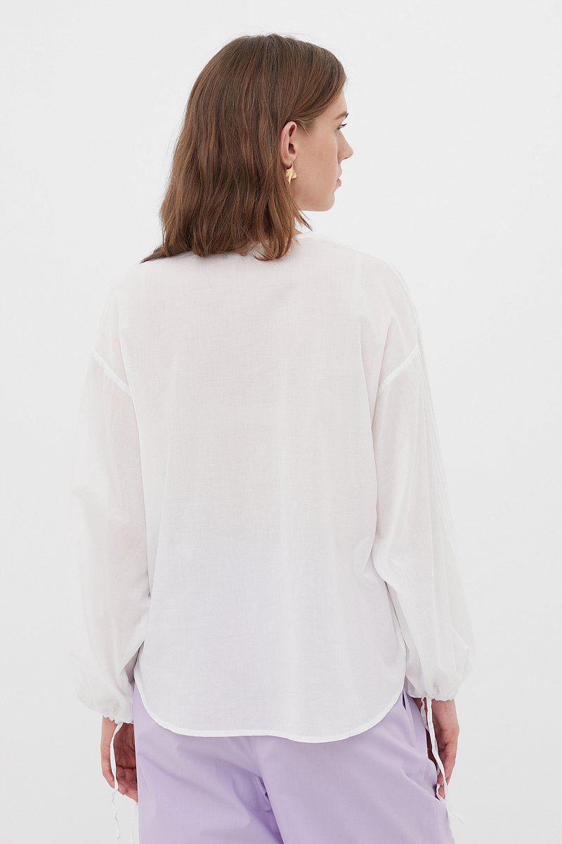 Рубашка женская из хлопка, Модель FSC11027, Фото №4