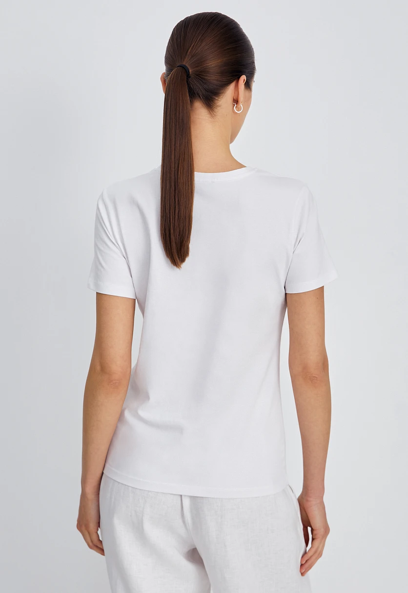 Футболка женская casual стиля, Модель FSC110178-2P, Фото №5