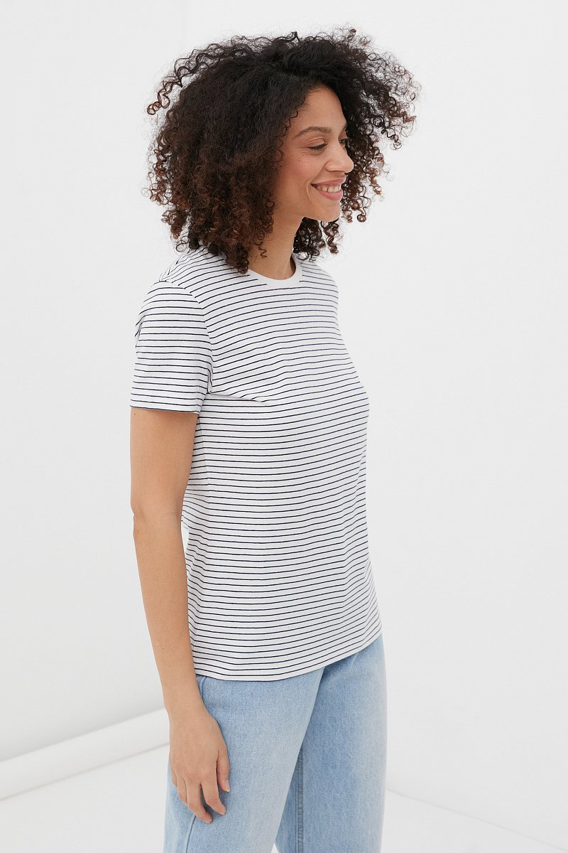 Женская футболка из хлопка, Модель FSC110193, Фото №3