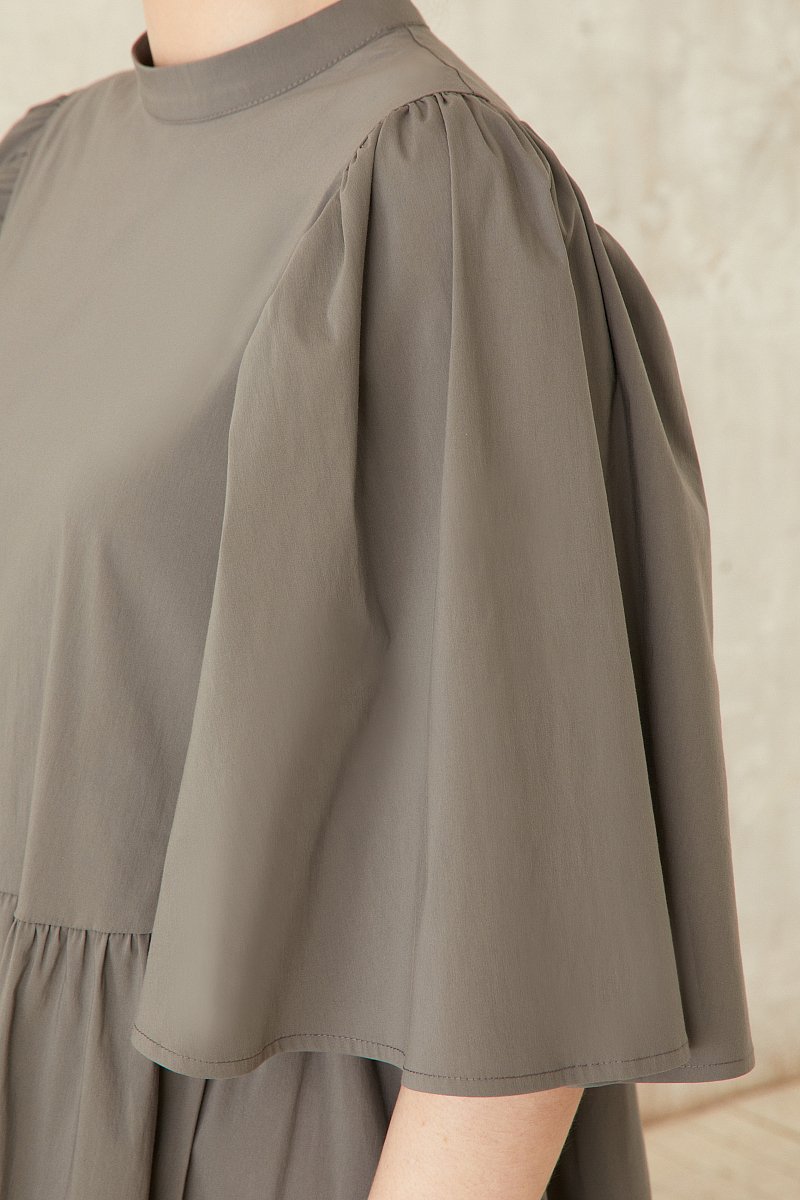 Платье свободного кроя с оборками, Модель FSC51015R, Фото №7