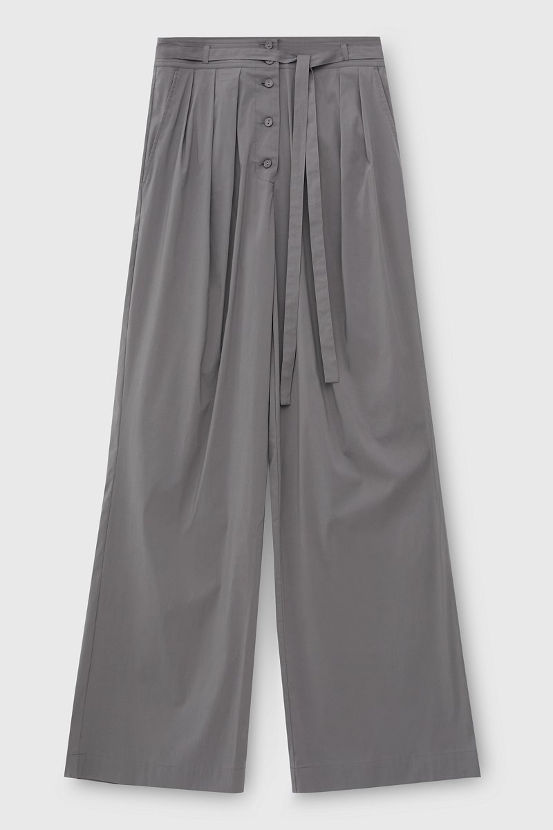 Широкие брюки их хлопка, Модель FSC51019-2, Фото №7