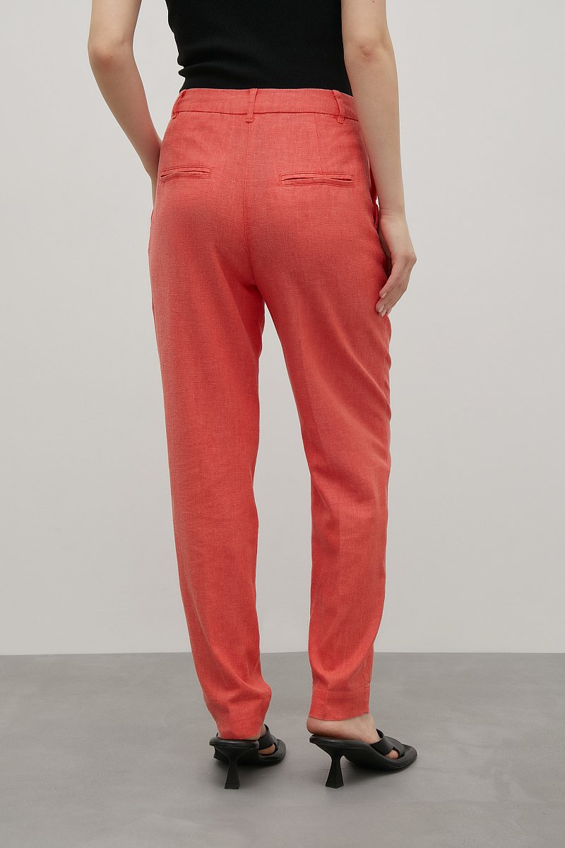Льняные брюки женские casual стиля, Модель FSC110125, Фото №4