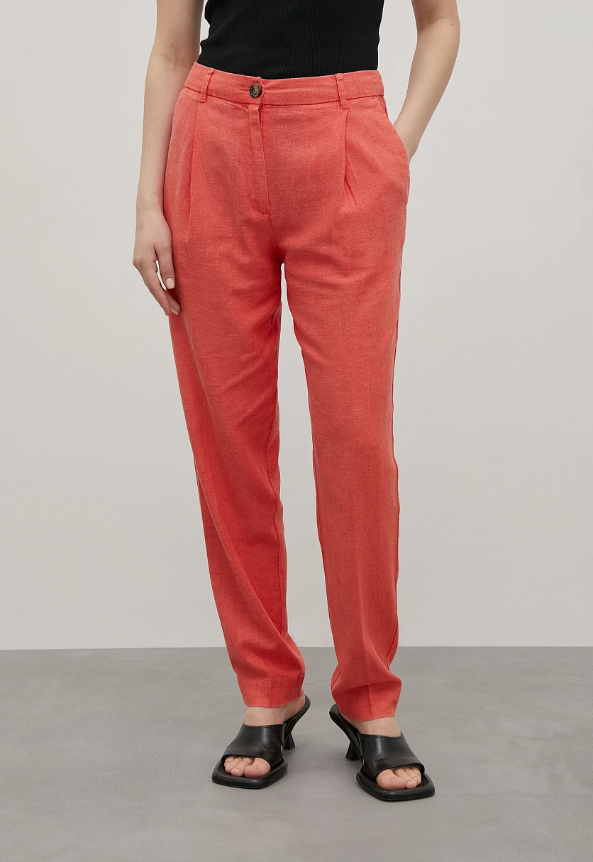 Льняные брюки женские casual стиля, Модель FSC110125, Фото №2