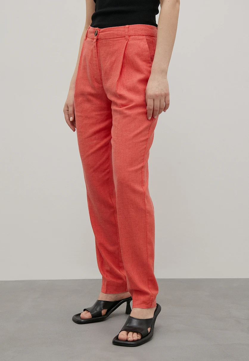 Льняные брюки женские casual стиля, Модель FSC110125, Фото №3