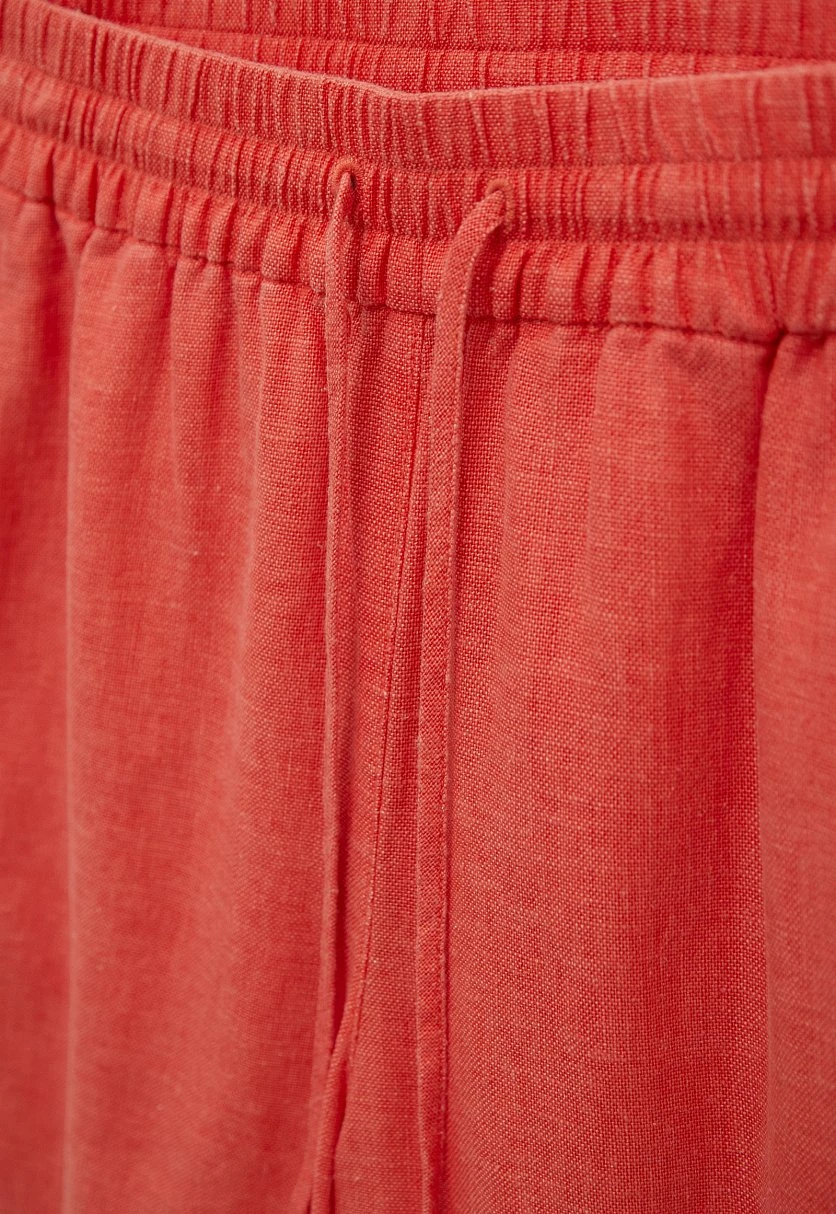 Льняные шорты женские стиля casual, Модель FSC110127, Фото №5