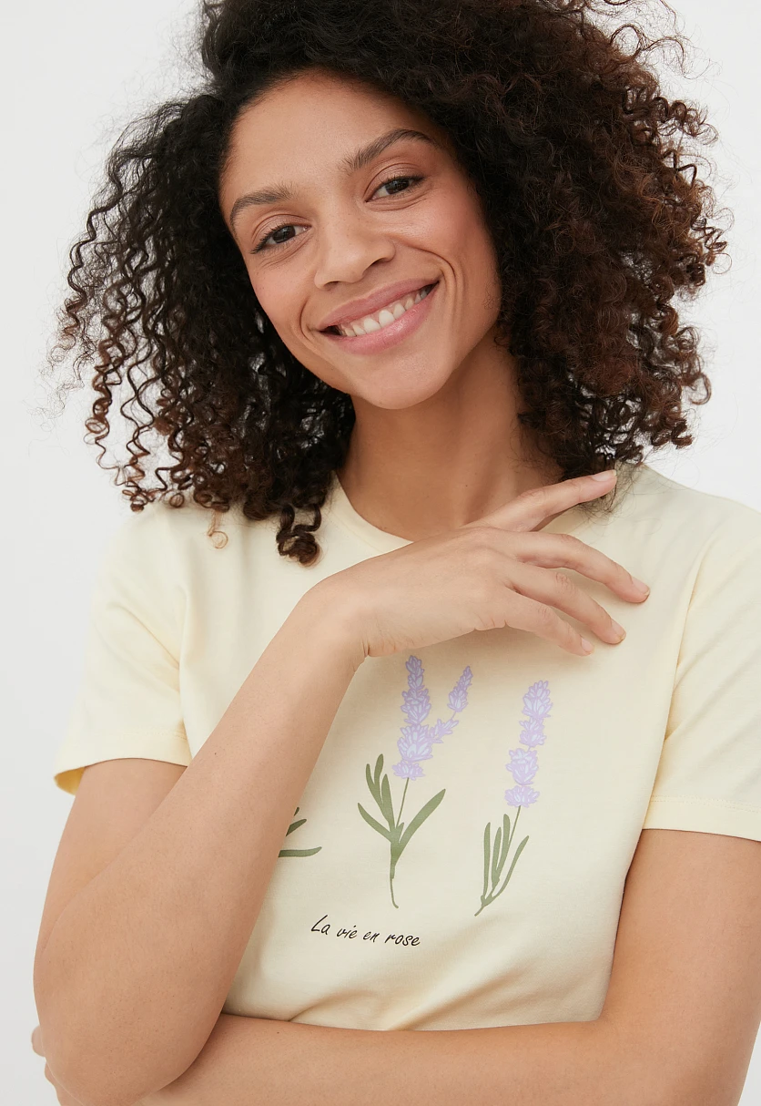 Футболка женская casual стиля, Модель FSC110178-4P, Фото №5