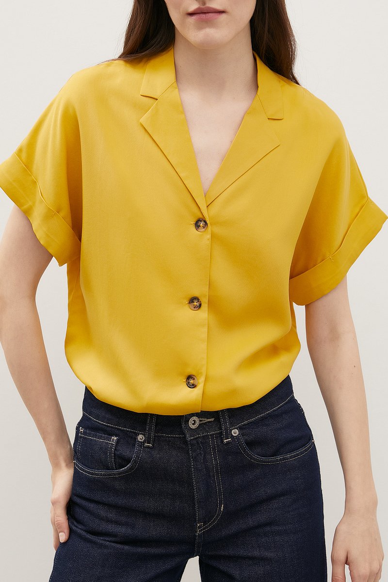 Рубашка женская из вискозы, Модель FSC11064, Фото №3
