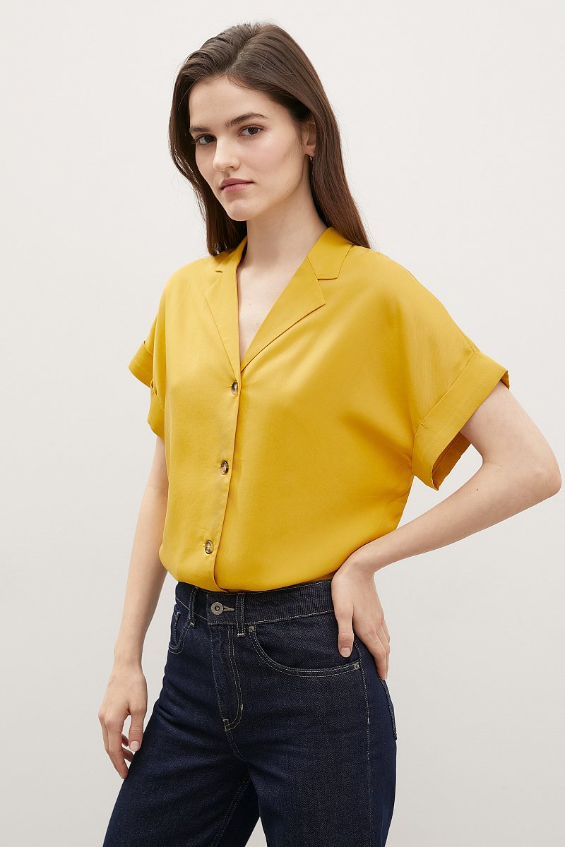 Рубашка женская из вискозы, Модель FSC11064, Фото №4