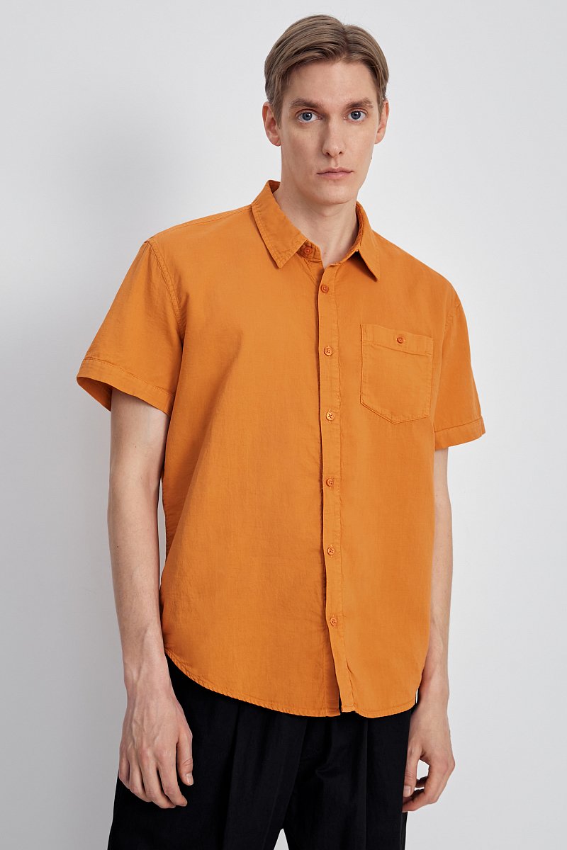 Рубашка из хлопка, Модель FSC21027, Фото №1