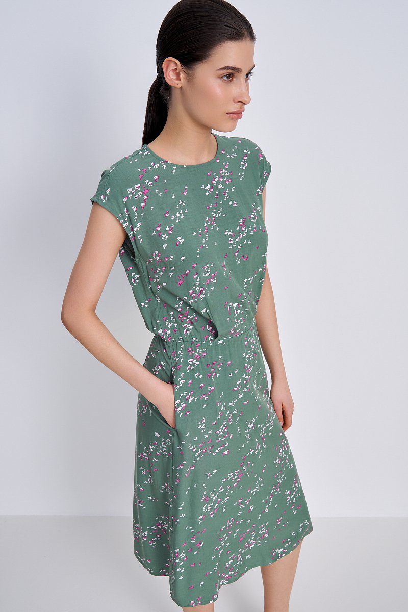 Платье женское из вискозы, Модель FSC11074, Фото №3