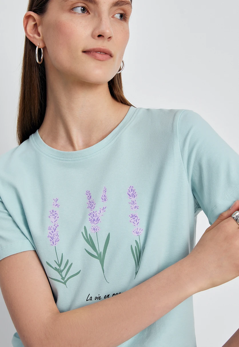 Футболка женская casual стиля, Модель FSC110178-2P, Фото №6