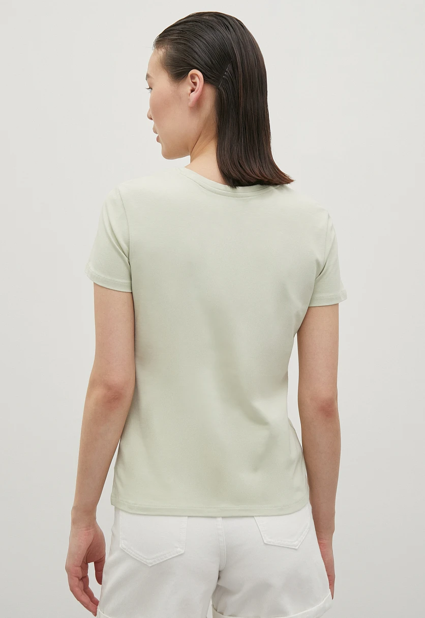 Футболка женская casual стиля, Модель FSC110178-4P, Фото №4