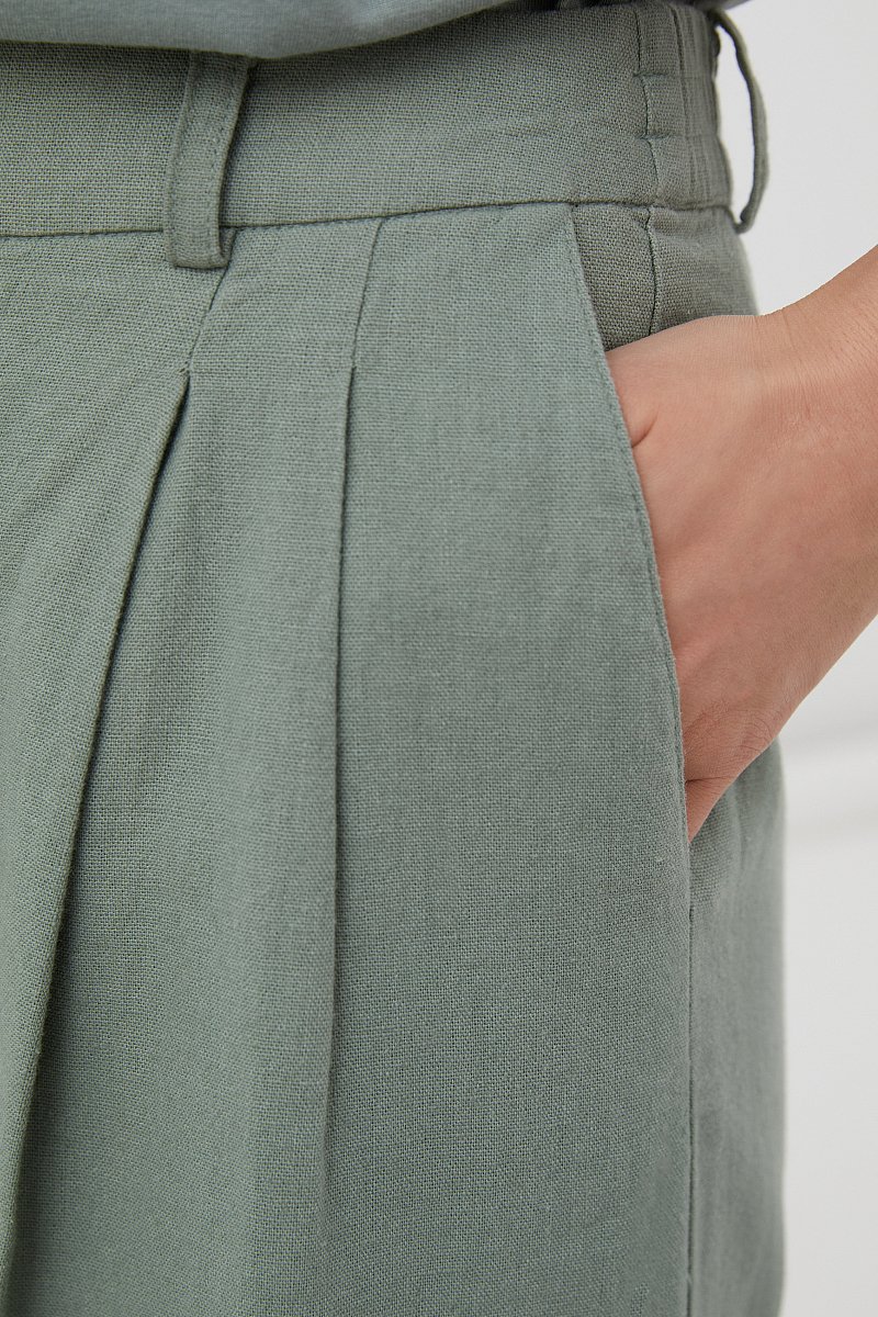 Льняные брюки-кюлоты, Модель FSC110229, Фото №5