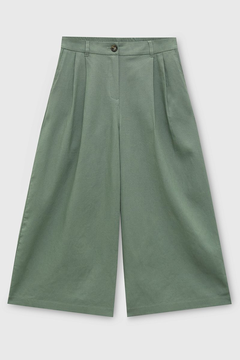 Льняные брюки-кюлоты, Модель FSC110229, Фото №6
