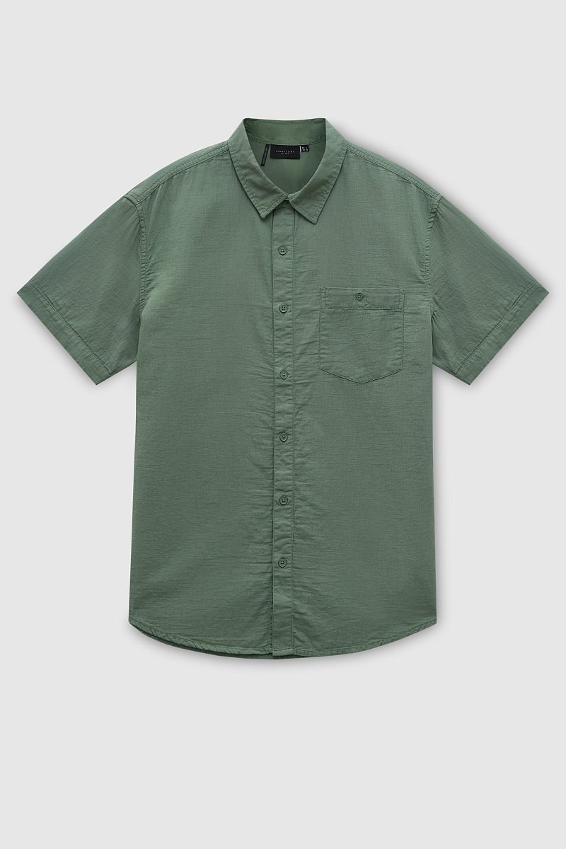 Рубашка из хлопка, Модель FSC21027, Фото №7