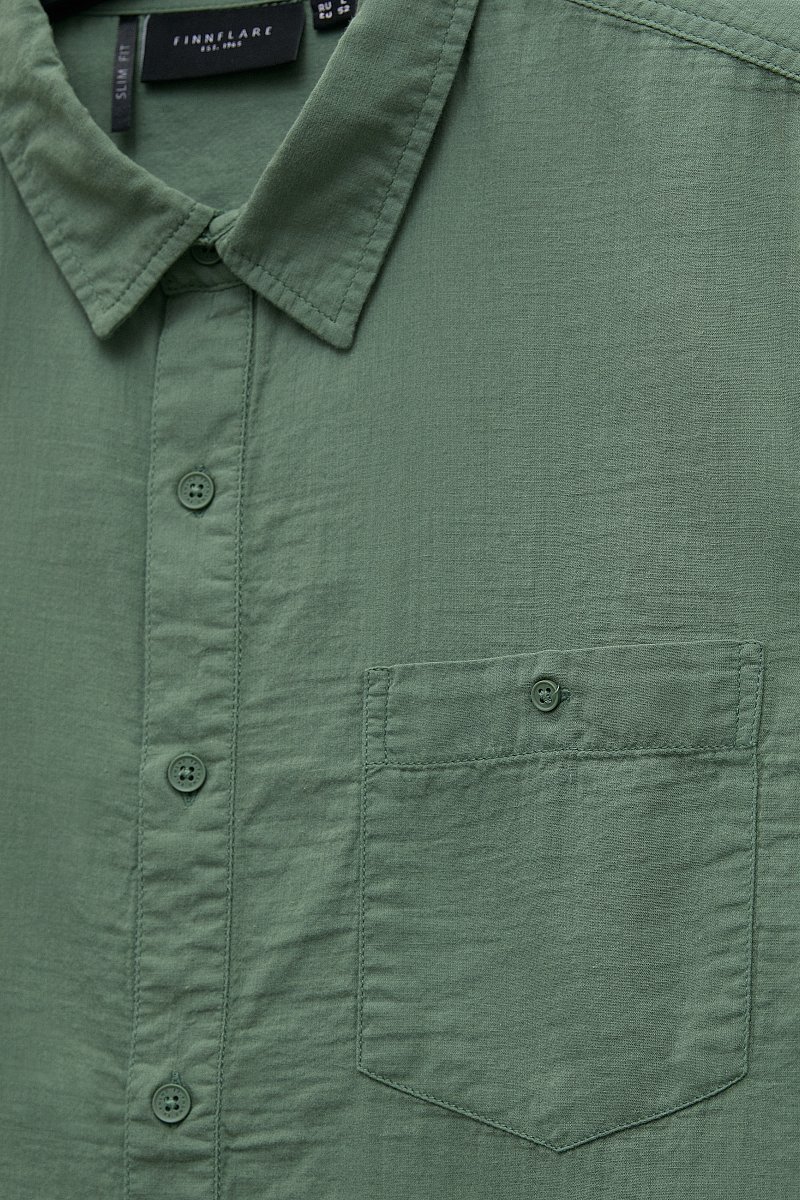 Рубашка из хлопка, Модель FSC21027, Фото №6