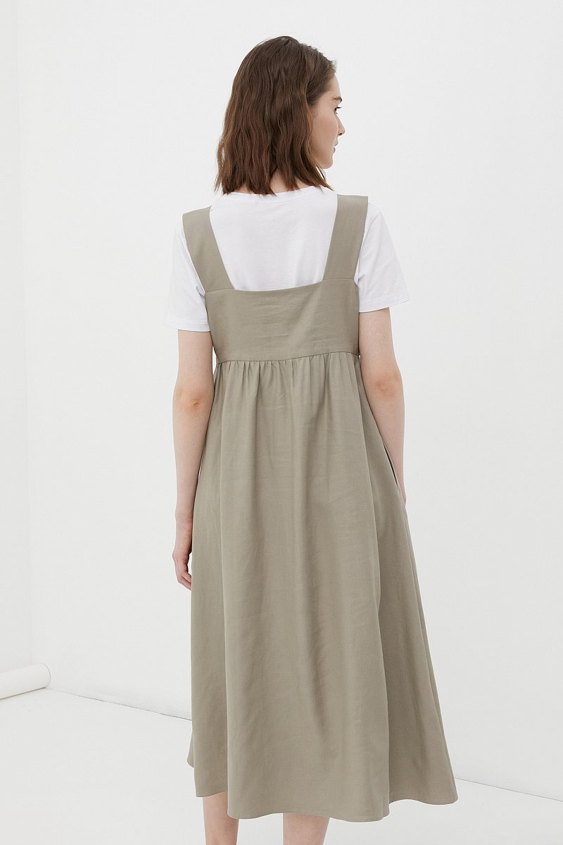 Льняное женское платье, Модель FSC13072R, Фото №5