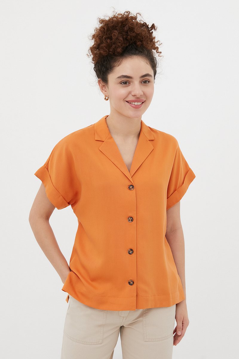 Рубашка женская из вискозы, Модель FSC11064, Фото №1