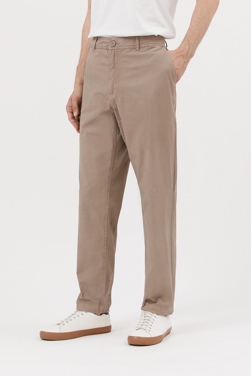 Прямые брюки из хлопка, Модель FSC21006, Фото №3