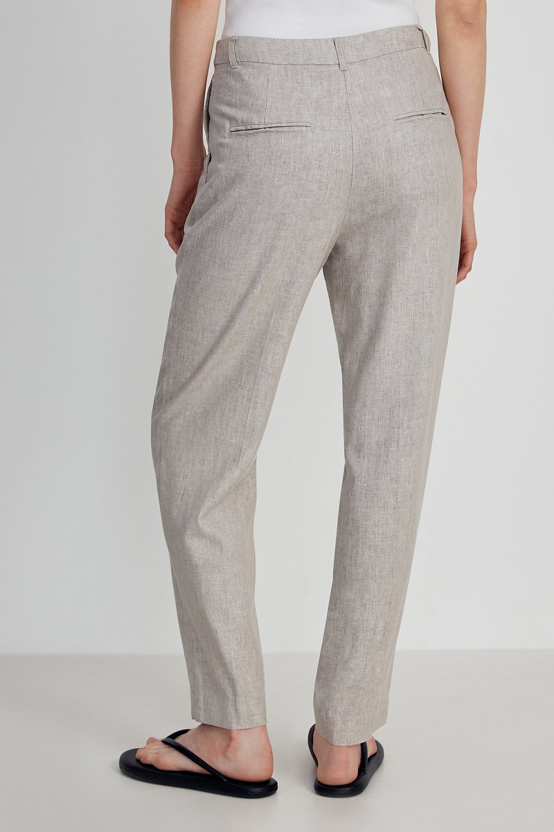 Льняные брюки женские casual стиля, Модель FSC110125, Фото №4