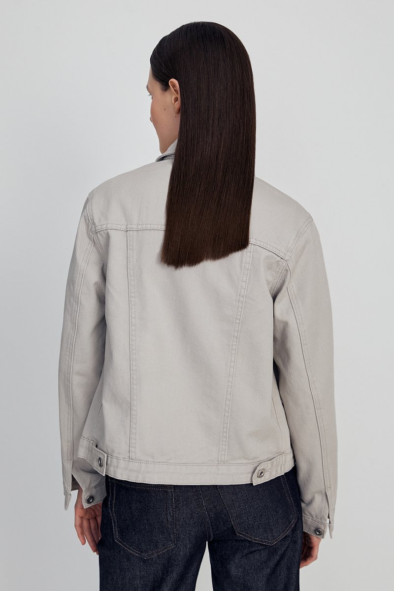 Джинсовая куртка прямого силуэта, Модель FSC15011, Фото №5