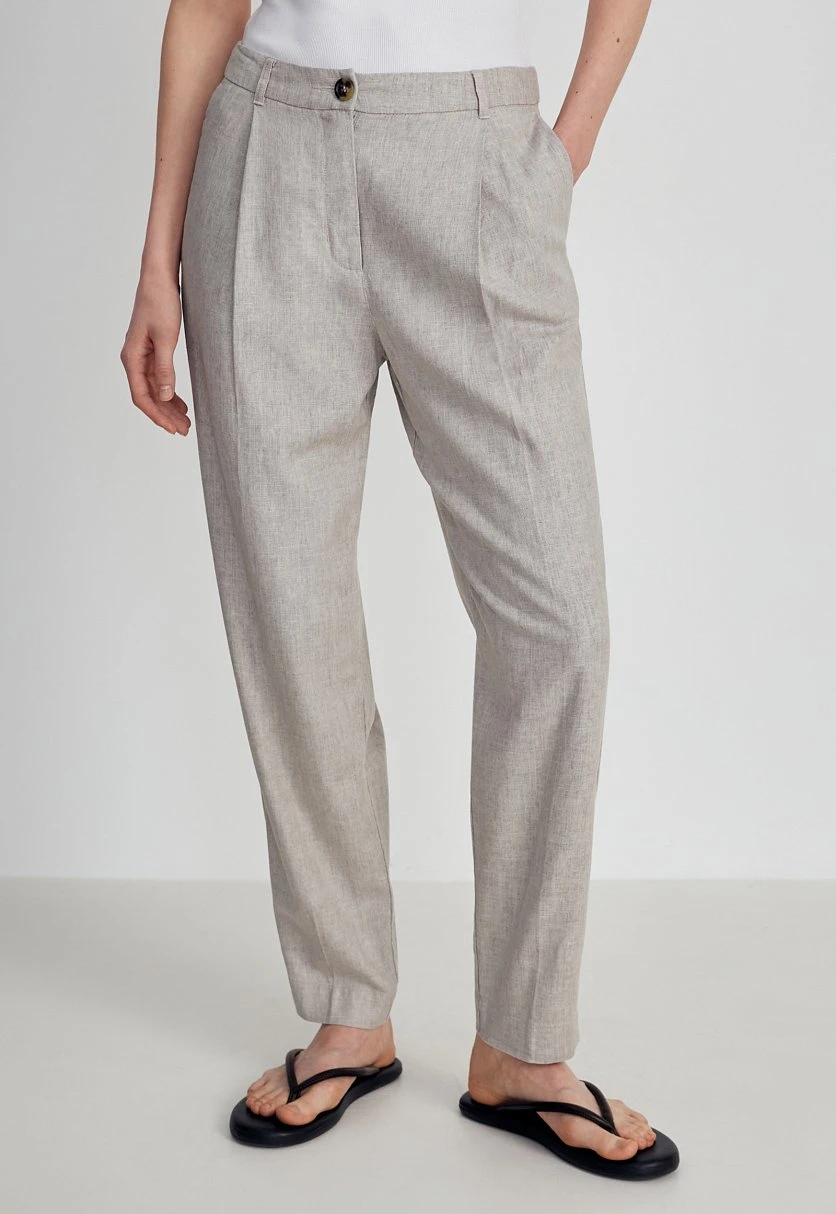 Льняные брюки женские casual стиля, Модель FSC110125, Фото №1