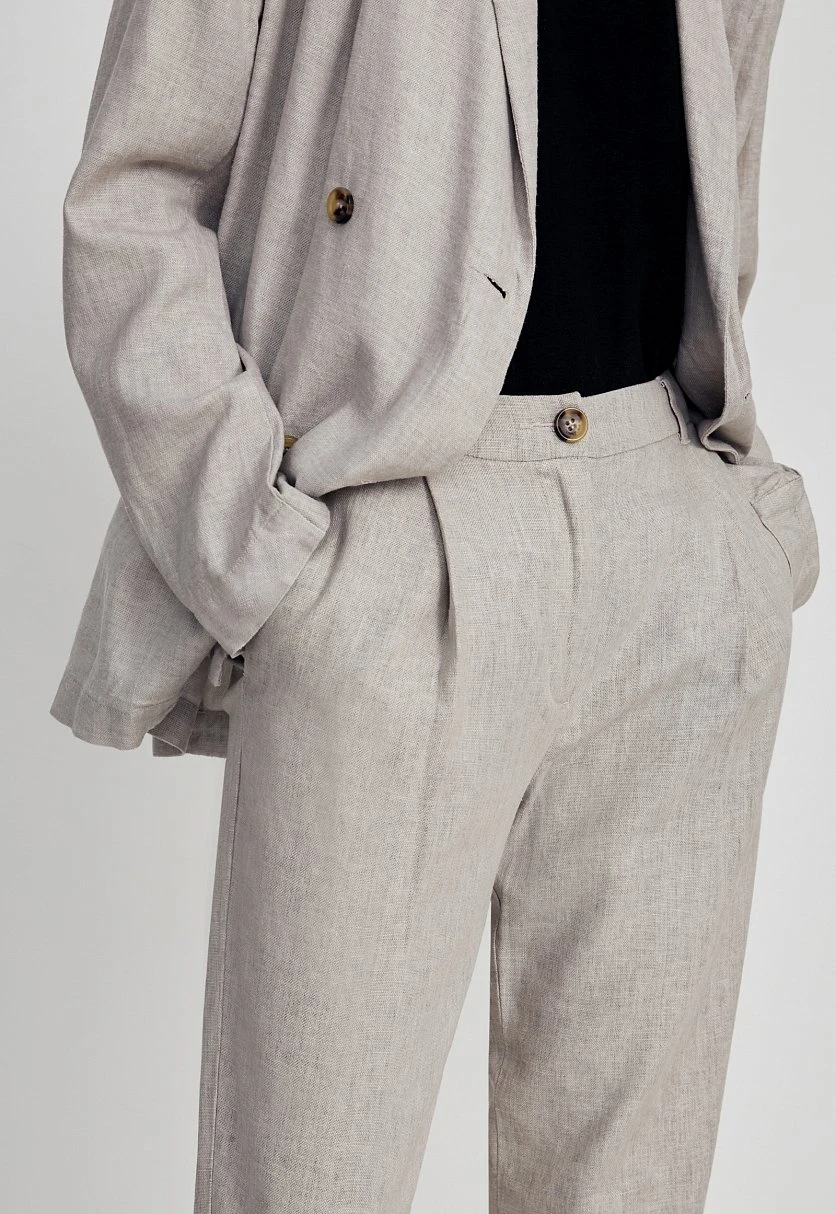 Льняные брюки женские casual стиля, Модель FSC110125, Фото №6
