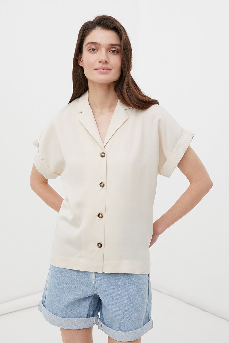 Рубашка женская из вискозы, Модель FSC11064, Фото №1