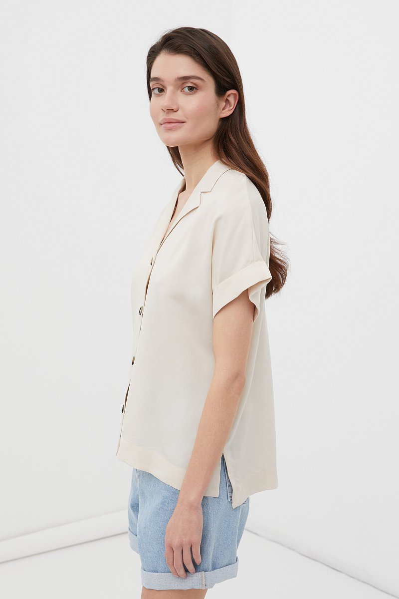 Рубашка женская из вискозы, Модель FSC11064, Фото №3