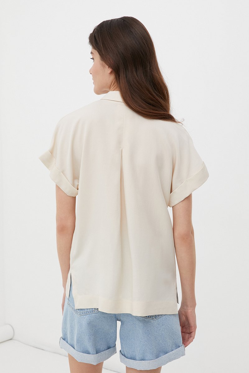 Рубашка женская из вискозы, Модель FSC11064, Фото №4