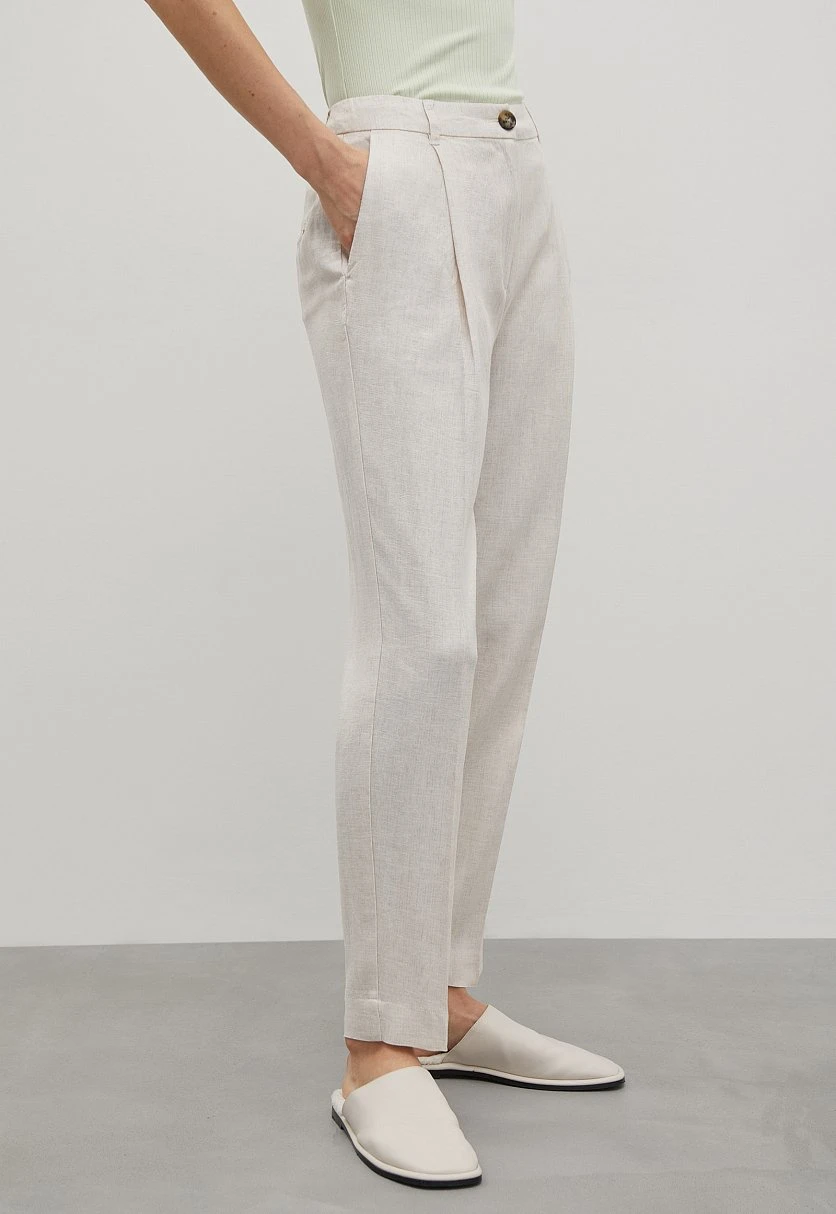 Льняные брюки женские casual стиля, Модель FSC110125, Фото №3
