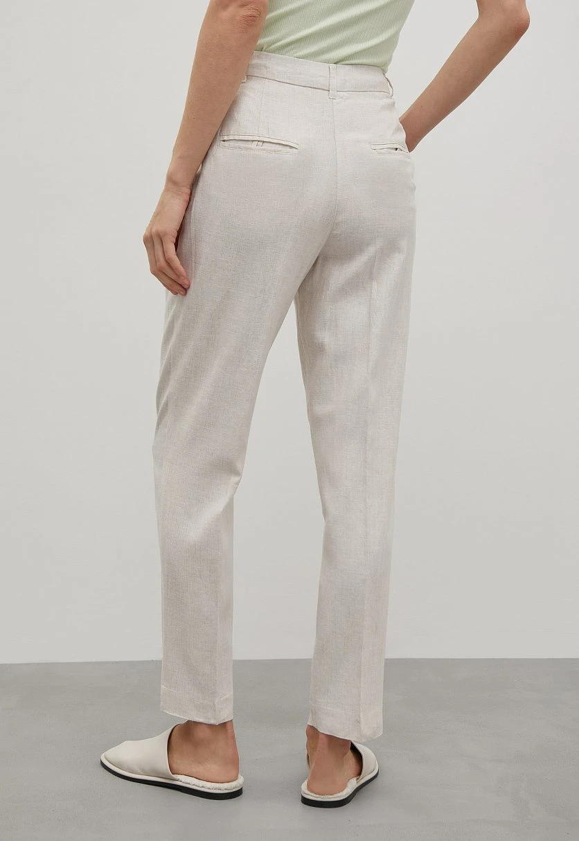 Льняные брюки женские casual стиля, Модель FSC110125, Фото №4