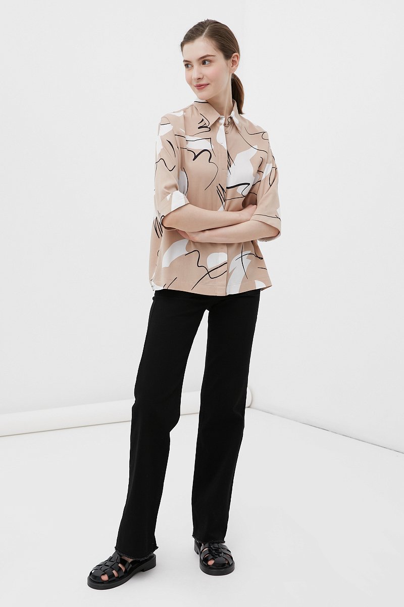 Блузка женская из вискозы, Модель FSC110104, Фото №2