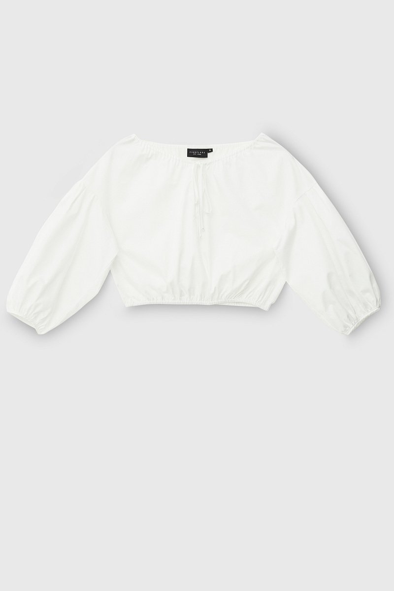 Объемная блуза из натурального хлопка, Модель FSC51004, Фото №7