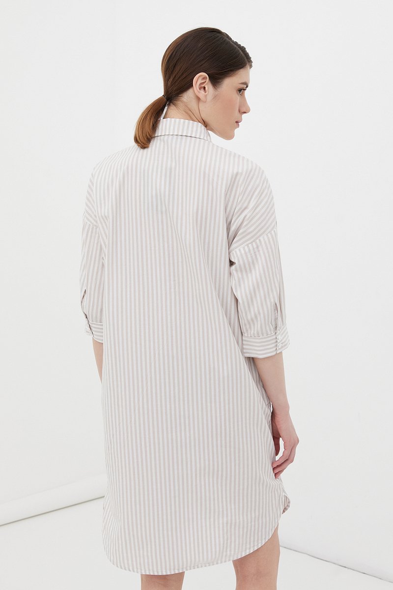 Платье-рубашка женское из хлопка, Модель FSC110212, Фото №4