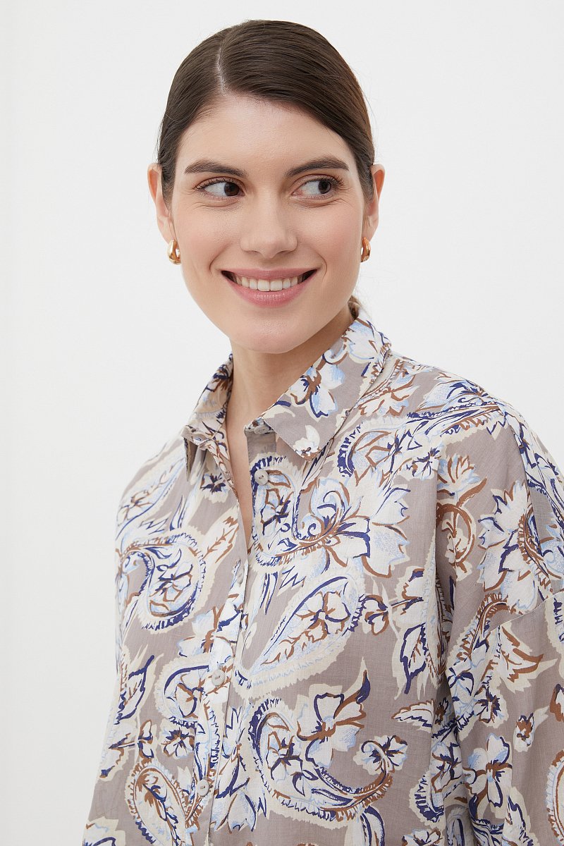 Рубашка женская из хлопка, Модель FSC11046, Фото №5