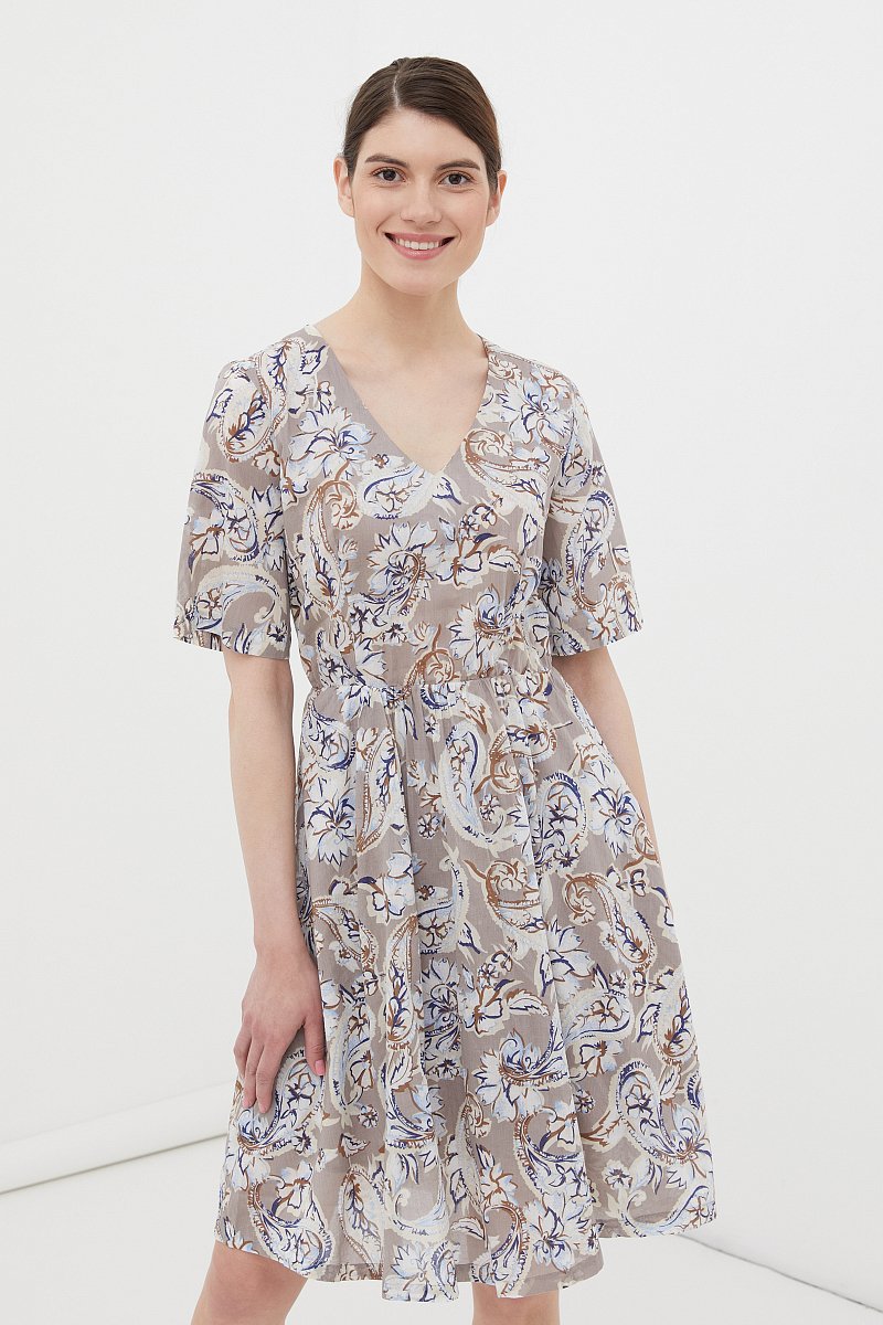Платье женское из хлопка, Модель FSC11049, Фото №1