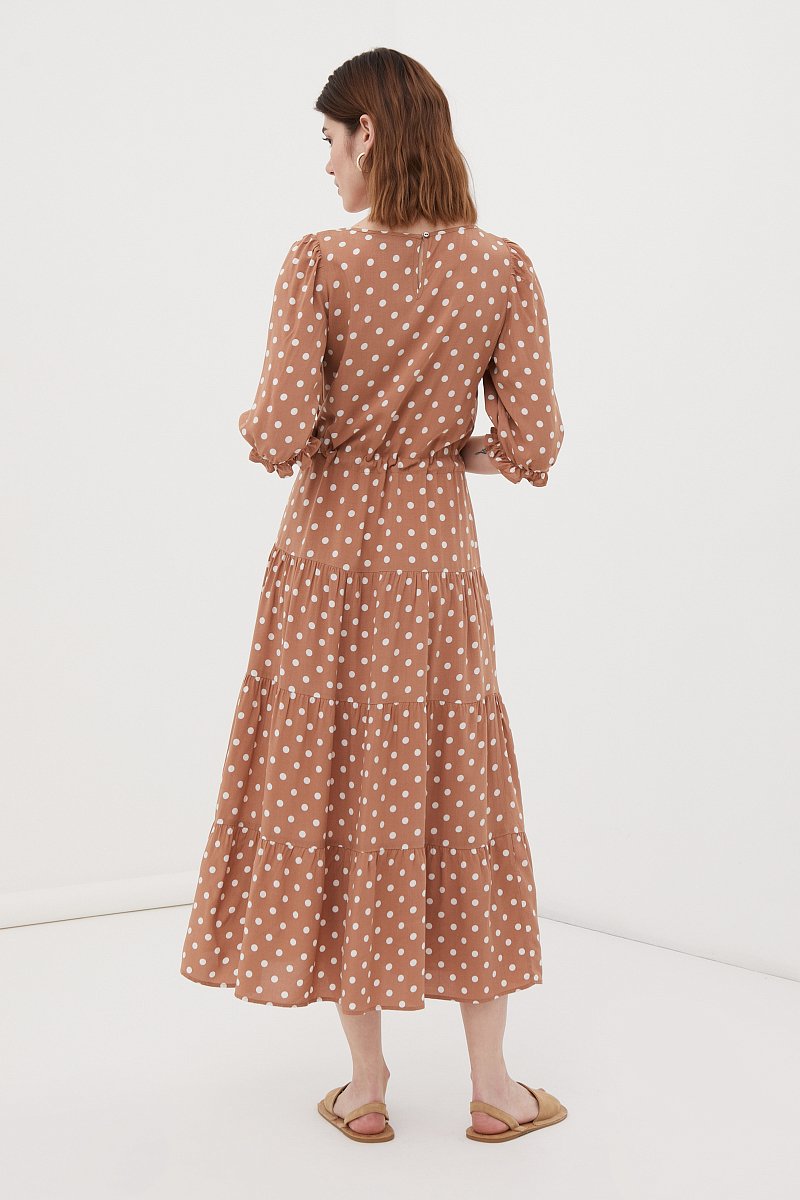 Платье женское А-силуэта из вискозы, Модель FSC110223, Фото №4
