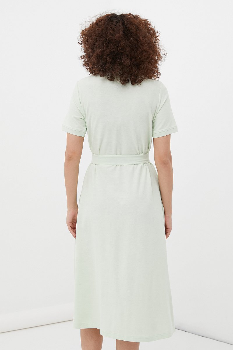 Платье-рубашка женское из хлопка, Модель FSC13004, Фото №4