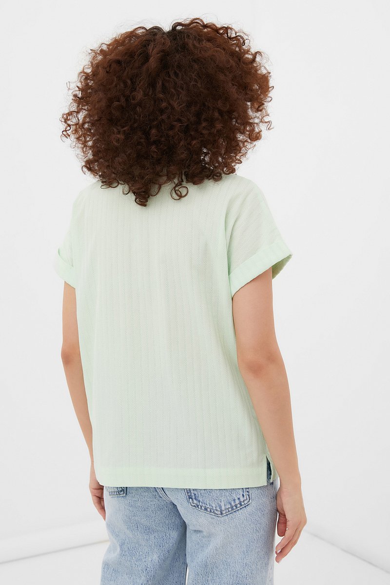 Рубашка женская из хлопка, Модель FSC13049, Фото №4