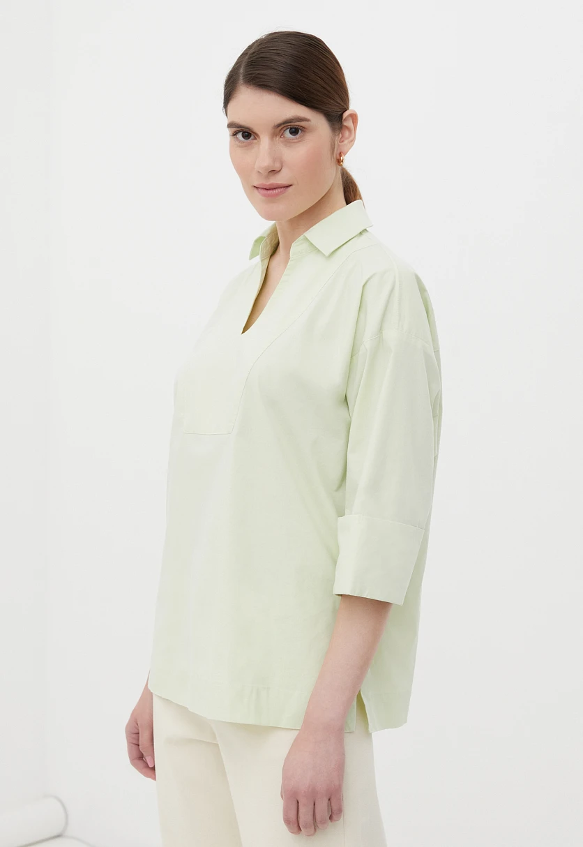 Рубашка женская oversize, Модель FSC13018, Фото №3
