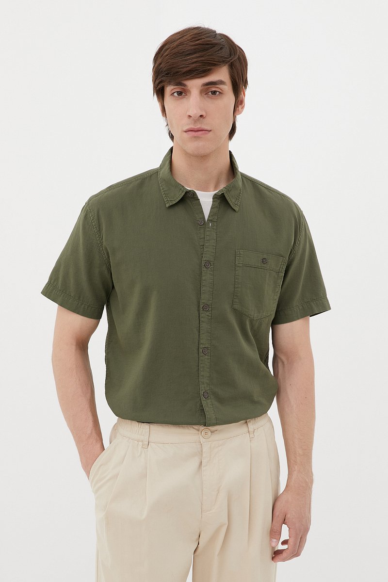 Верхняя сорочка мужская, Модель FSC21027, Фото №1