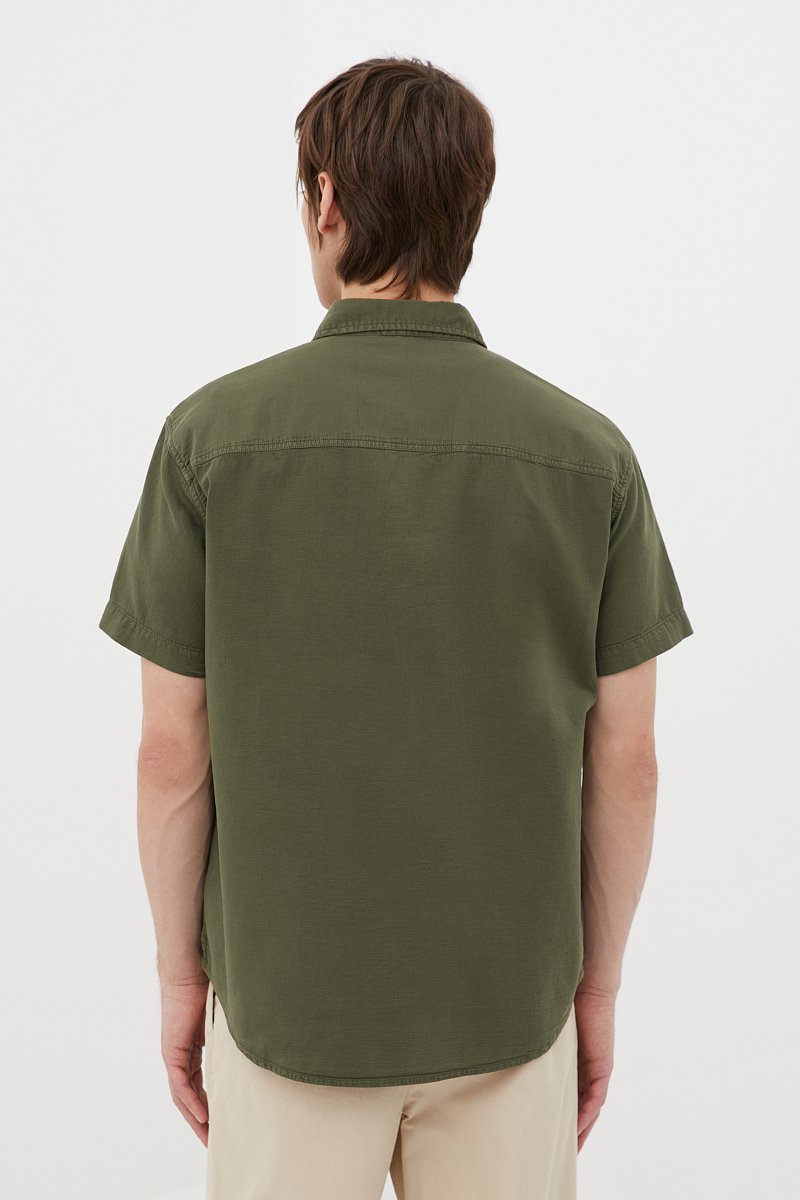 Рубашка из хлопка, Модель FSC21027, Фото №4