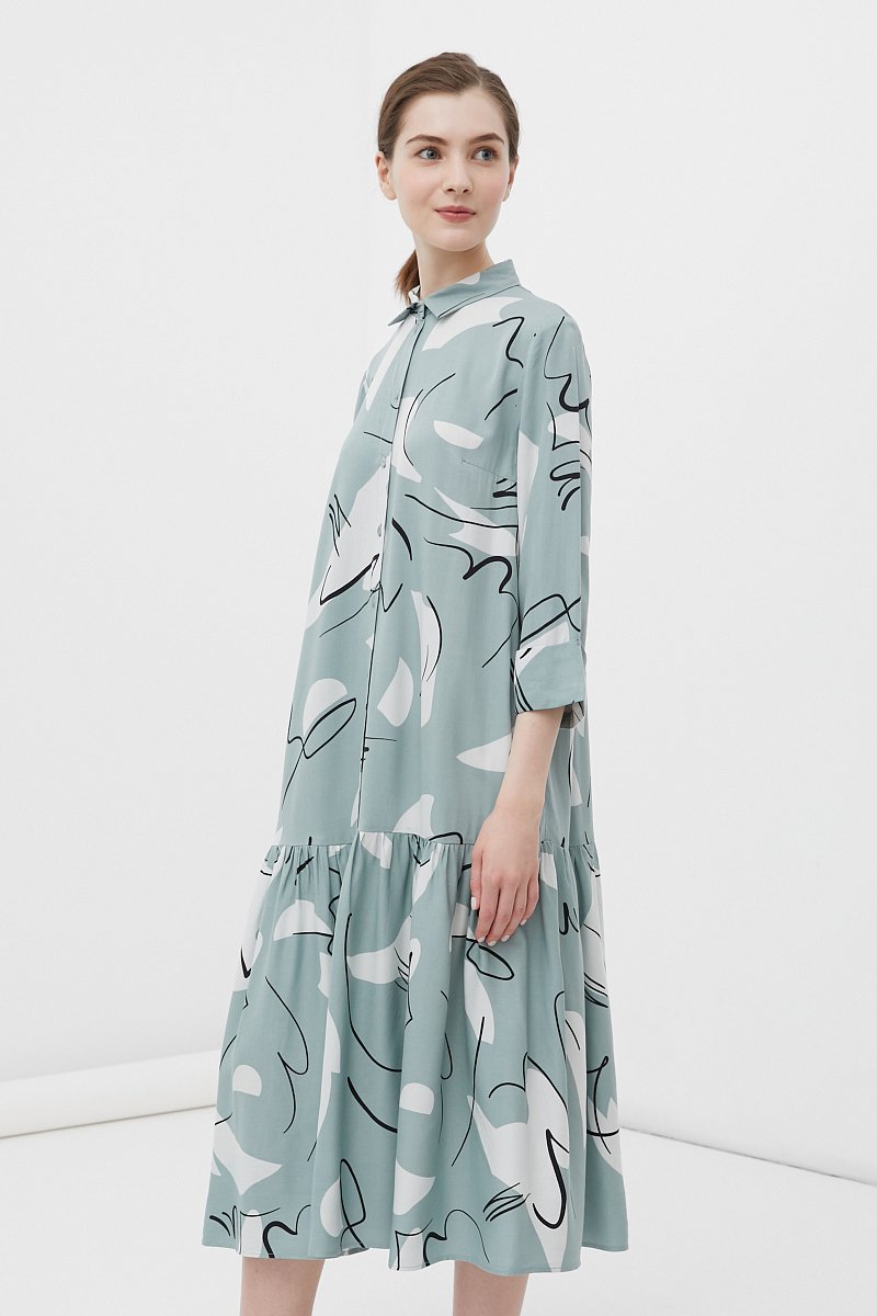 Платье женское из вискозы, Модель FSC110106, Фото №3
