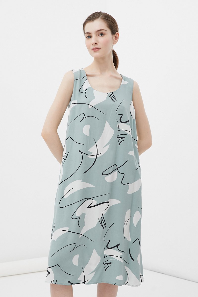 Платье женское из вискозы, Модель FSC110107, Фото №1